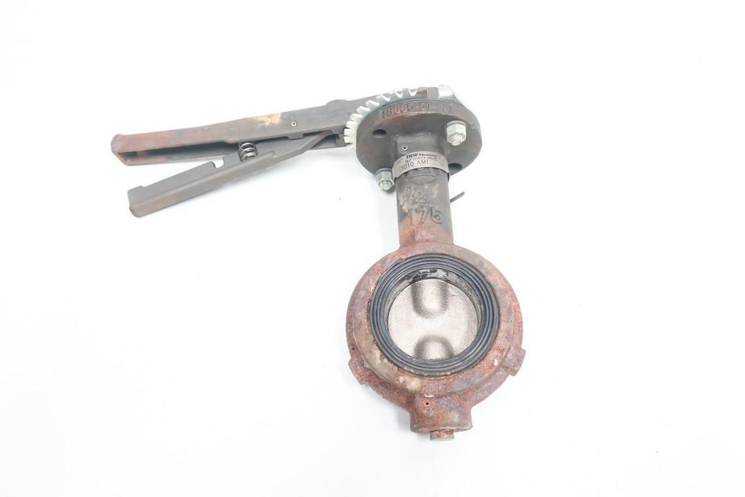 TRW 3010-AMI MANUAL STEEL WAFER BUTTERFLY VALVE 2-1/2IN 175