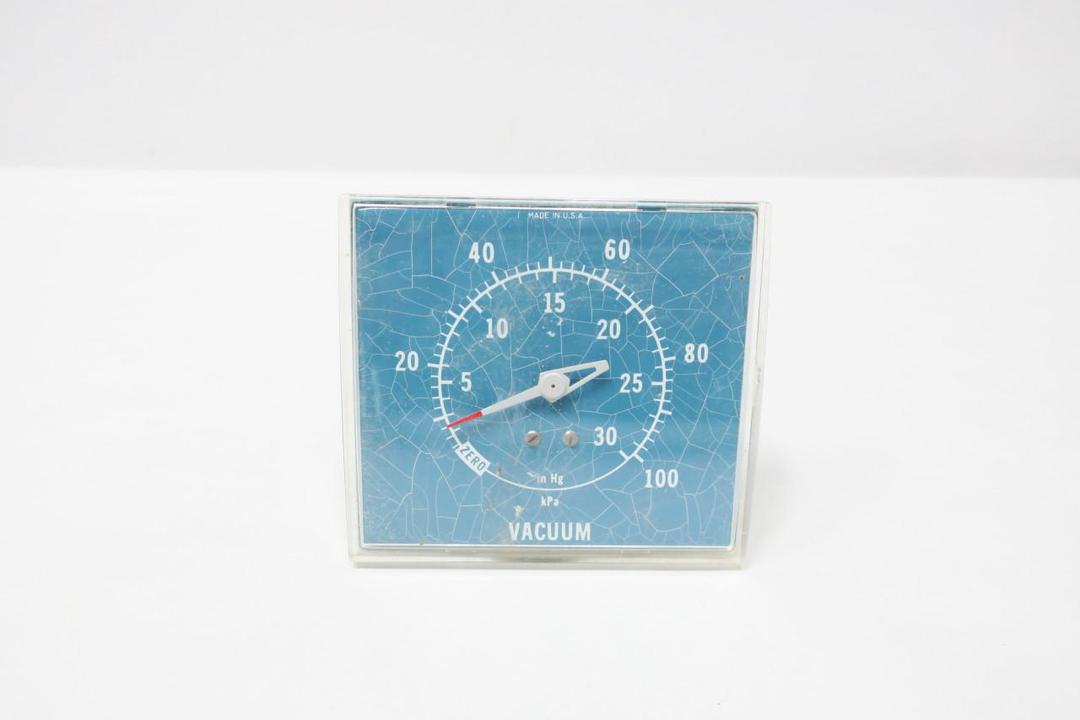 FISCHER PORTER 131A137U01 VACUUM GAUGE 0-30IN-HG