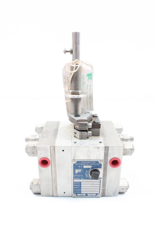 FISCHER PORTER 10B3496PB 1500PSI DIFFERENTIAL PRESSURE TRANSMITTER