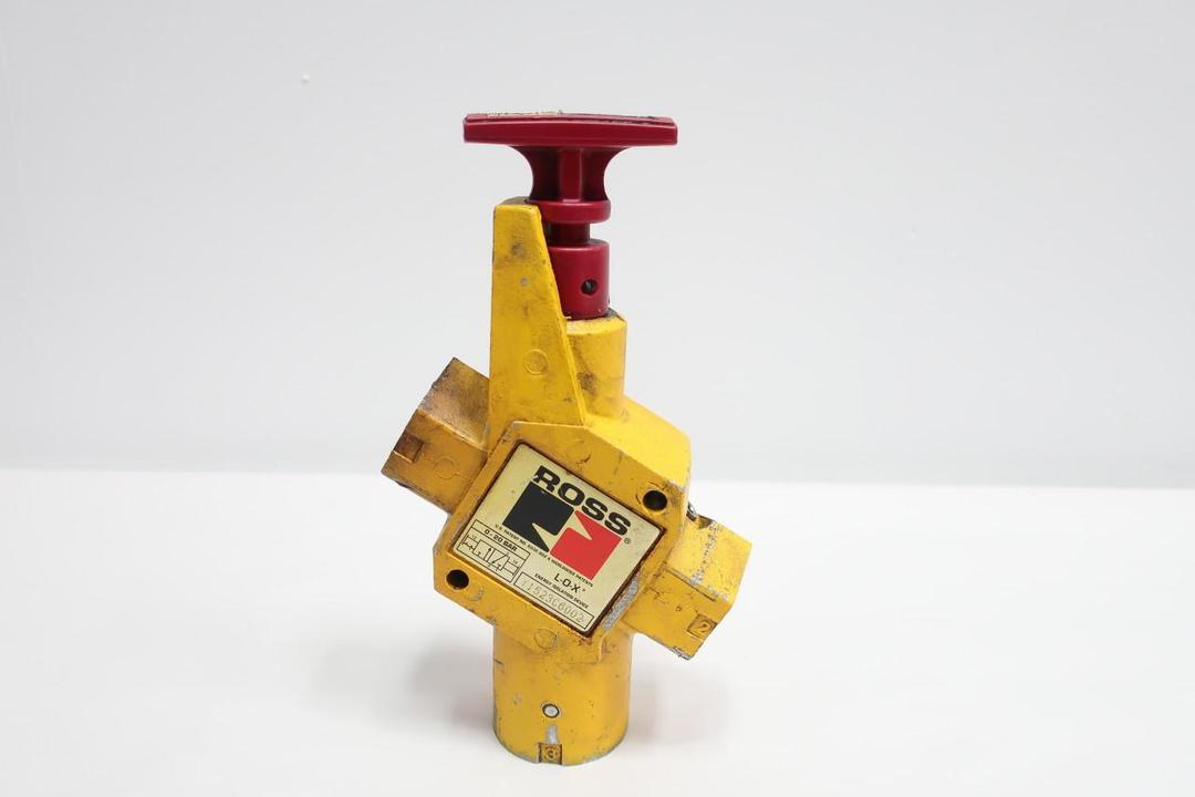 ROSS Y1523C6002 L-O-X PNEUMATIC LOCKOUT VALVE 20BAR 1IN X 1-1/4IN NPT