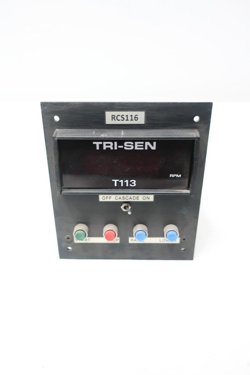 TRI-SEN 84-2157 RCS116 SPEED CONTROLLER 120V-AC 12V-DC 4-20MA