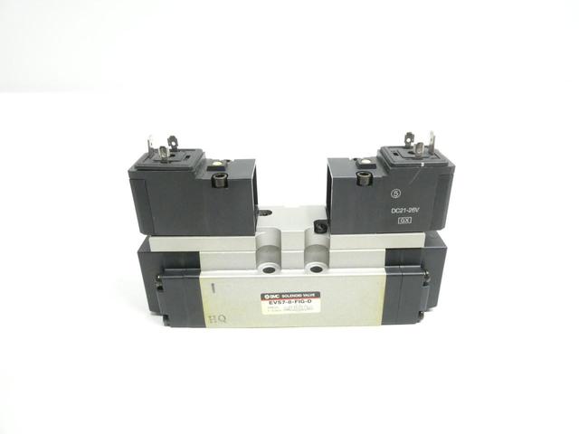 SMC EVS7-8-FIG-D-3CV0 PNEUMATIC SOLENOID VALVE 21-26V-DC 9.9BAR