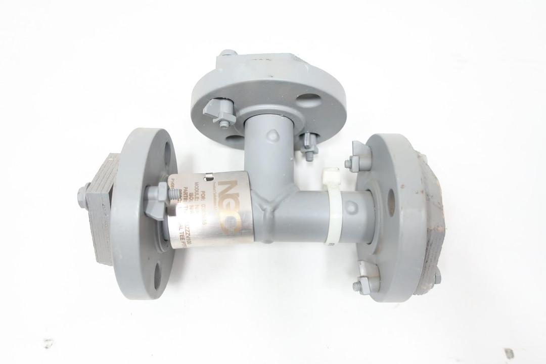 NGC TN00M3ZZZV100 STEEL FLANGED PTFE LINED EQUAL TEE 1IN