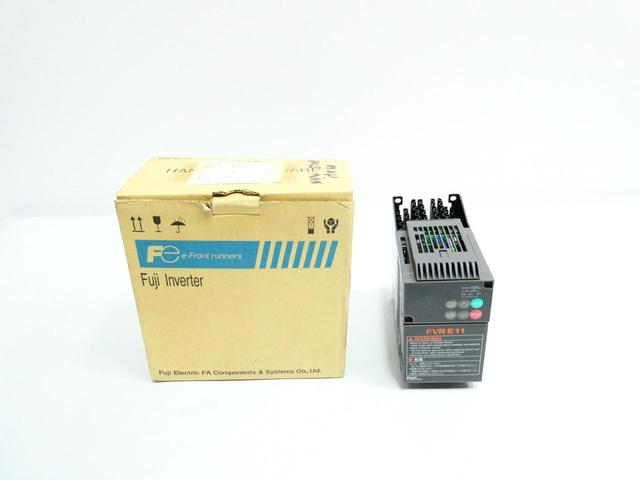 FUJI ELECTRIC FVR0.75E11S-2KC AC VFD DRIVE 0.2-400HZ 200-230V-AC 0.75KW