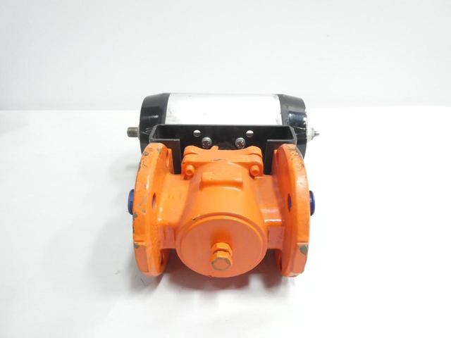 XOMOX 061 PNEUMATIC IRON FLANGED PLUG VALVE 2IN 150