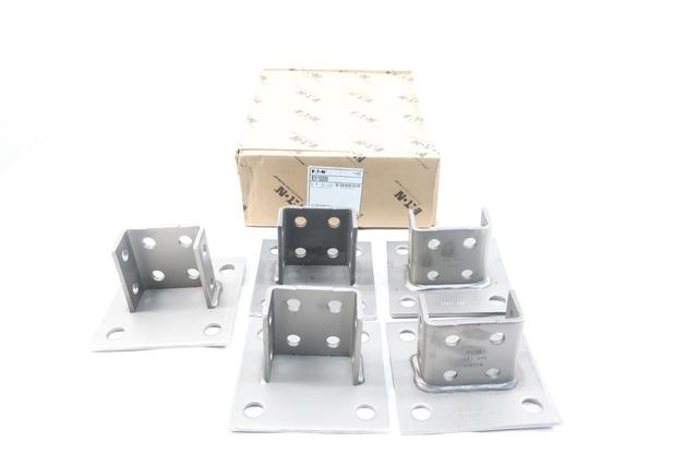 BOX OF 5 EATON B281SQSS6 STAINLESS CHANNEL POST U BASE