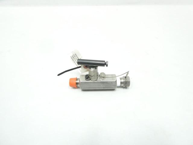 KIENE KN-21B MANUAL INDICATOR NEEDLE VALVE 1/2IN NPT 
