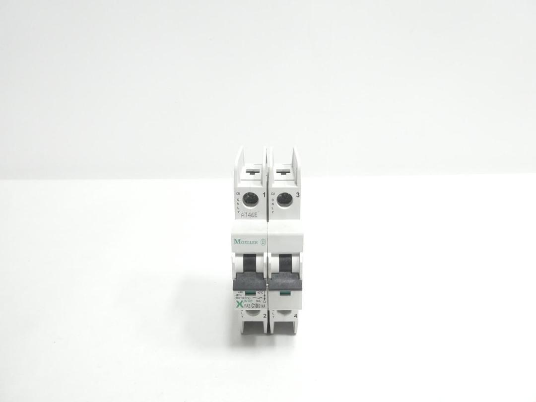 MOELLER FAZ-C10/2-NA MINIATURE CIRCUIT BREAKER 2P 10A AMP 277/480V-AC