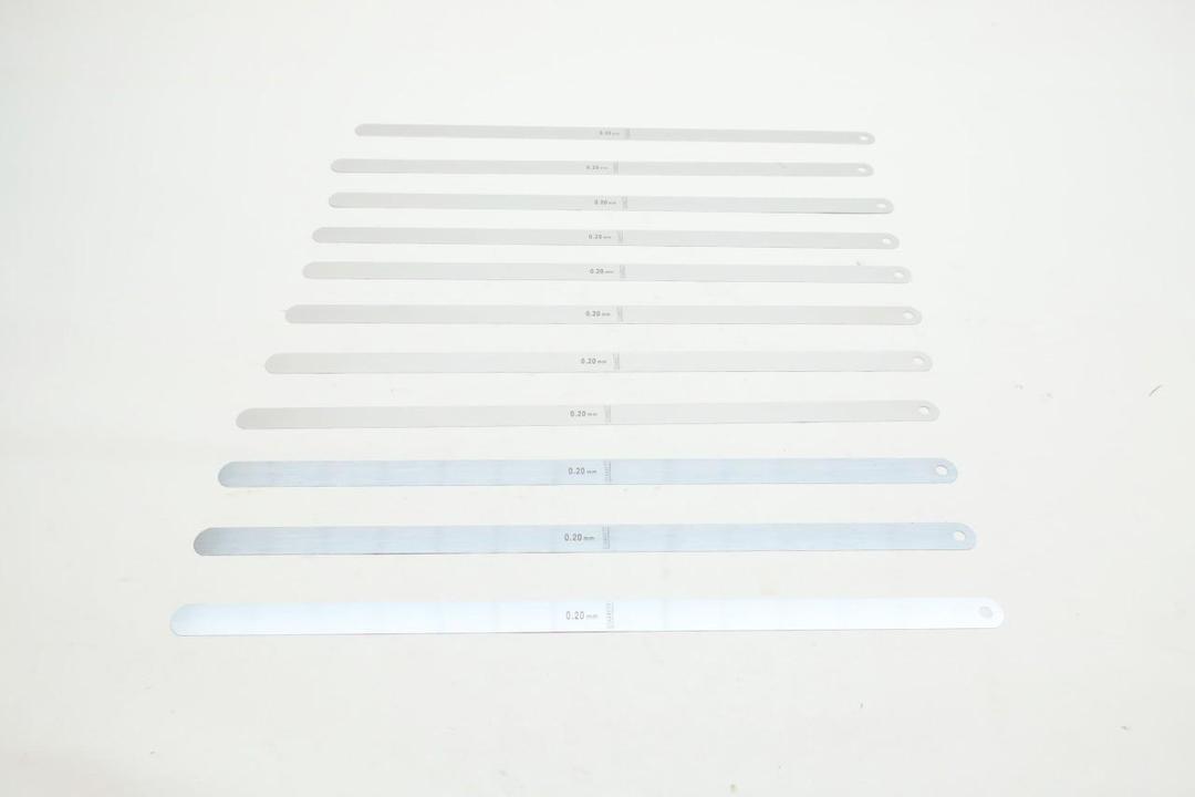 BOX OF 11 STARRETT 667M-20 0.20MM X 12IN FEELER STOCK