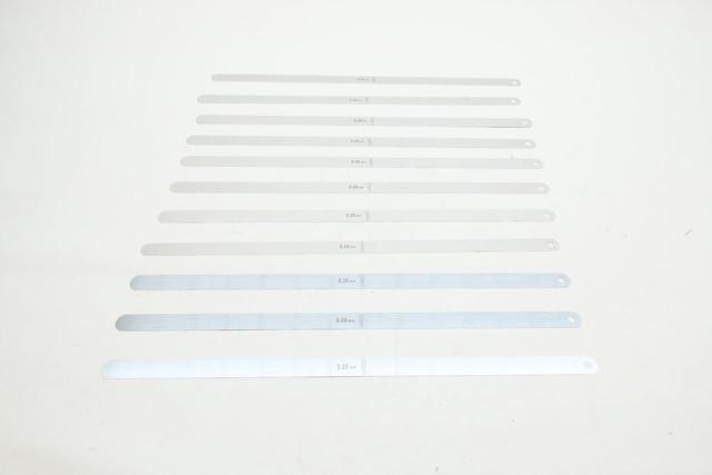 BOX OF 11 STARRETT 667M-20 0.20MM X 12IN FEELER STOCK