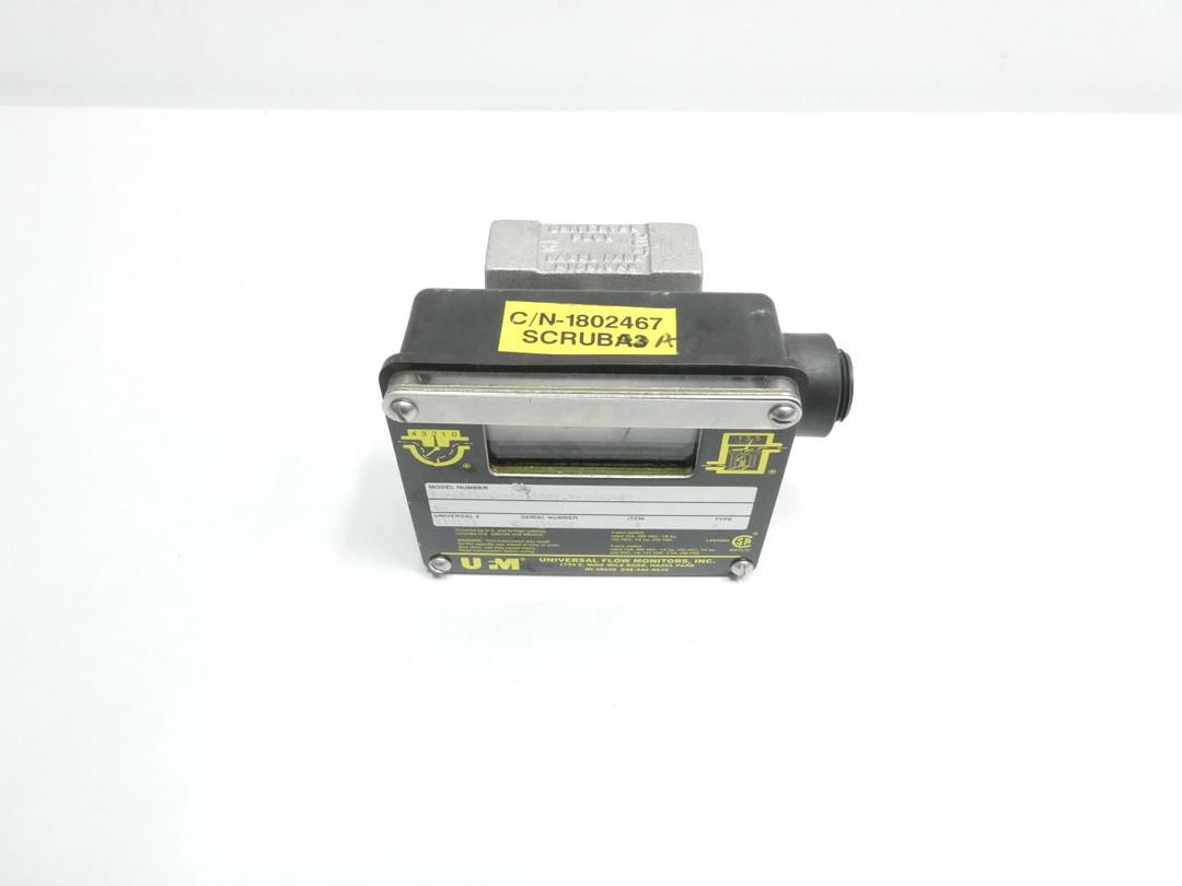 UFM SN-ASB1GLM-6-1500V.9-A0WU-ST FLOW METER 0-1GPM 3/4IN NPT