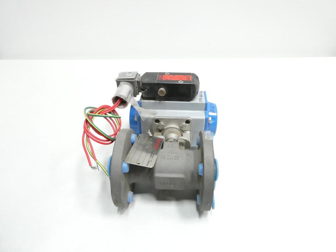 JAMESBURY 7150312236XTZ1 VPVL100SR6BD PNEUMATIC STEEL FLANGED BALL VALVE 1IN 150