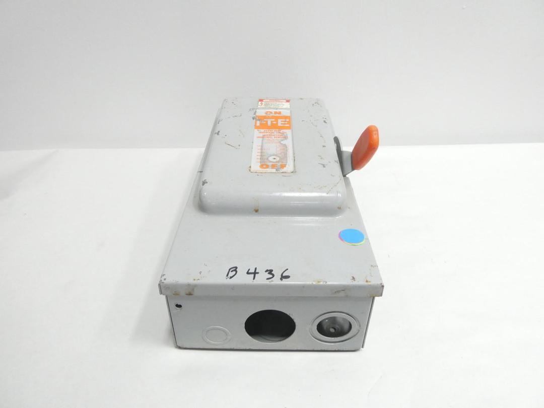 ITE FK362 FUSIBLE DISCONNECT SWITCH 3P 60A AMP 600V-AC