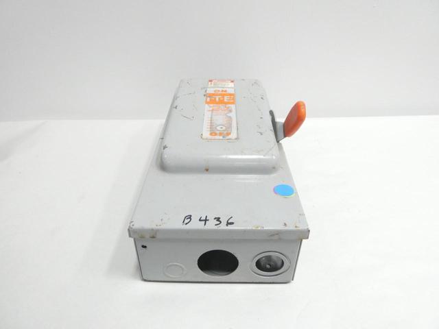 ITE FK362 FUSIBLE DISCONNECT SWITCH 3P 60A AMP 600V-AC