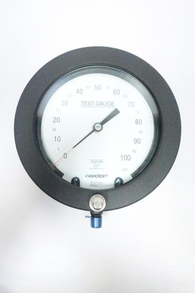 ASHCROFT 60-1082-AS-02L-100# PRESSURE GAUGE 6IN 0-100PSI 1/4IN NPT
