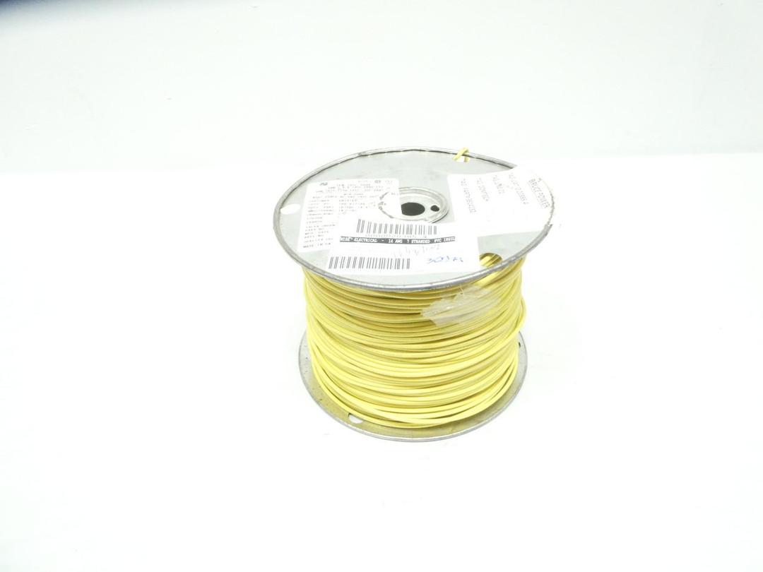 DOMTECH 3614132 YELLOW ELECTRICAL WIRE 14AWG 300M 600V-AC