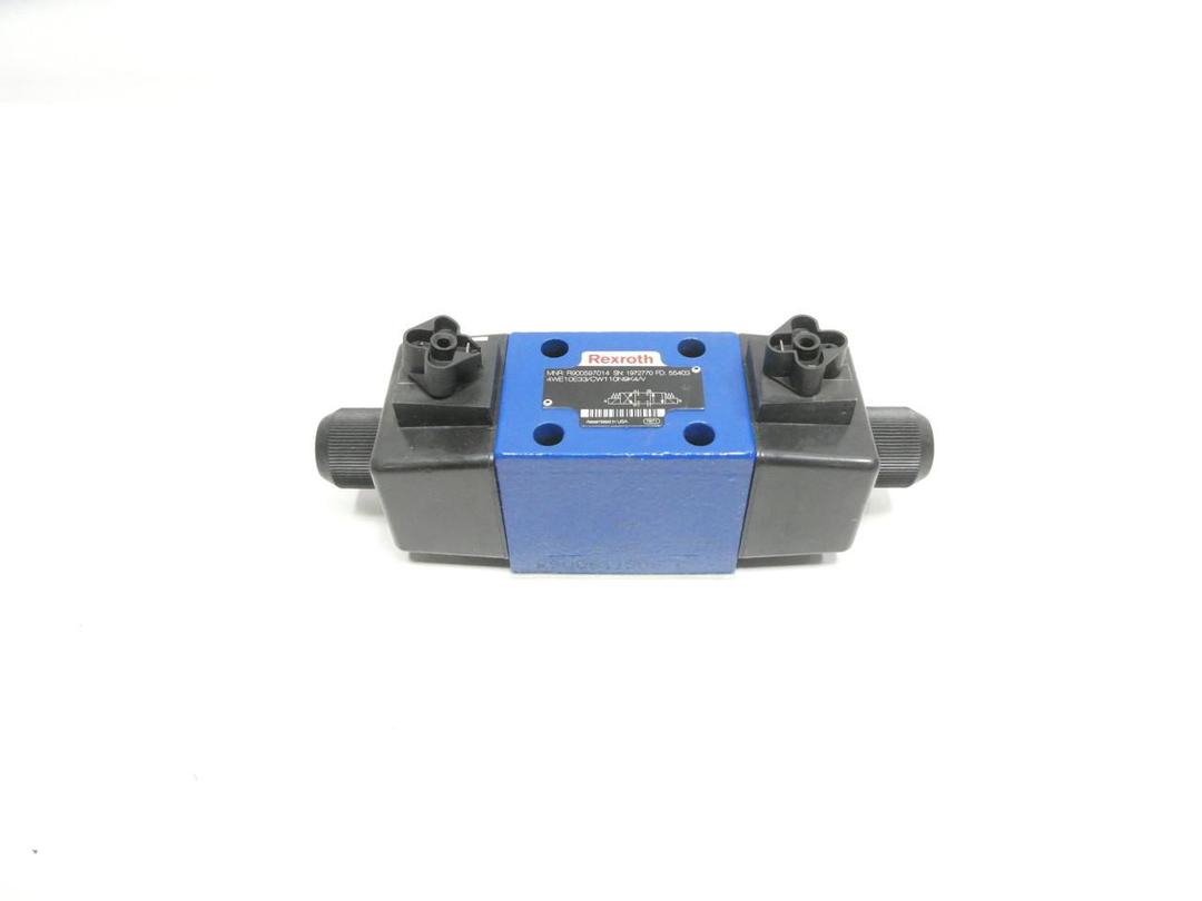 REXROTH R900597014 4WE10E33/CW110N9K4/V HYDRAULIC DIRECTIONAL CONTROL VALVE