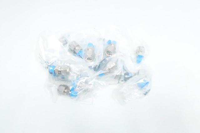 BOX OF 20 SSP ISSD6MC2 DUOLOK STAINLESS CONNECTOR 3/8IN TUBE X 1/8IN NPT
