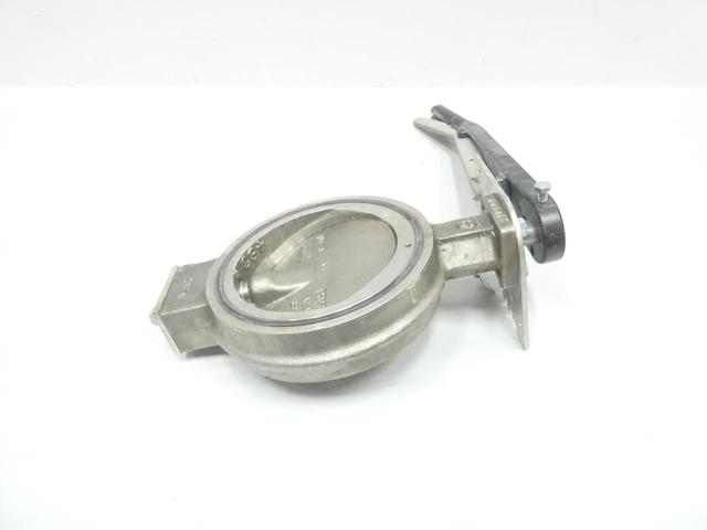 NORRISEAL D1021-222S-1F MANUAL STAINLESS WAFER BUTTERFLY VALVE 6IN