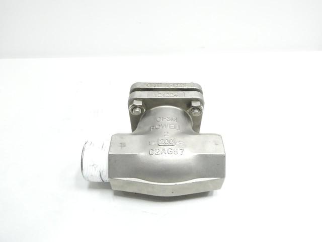 POWELL 2341TN0TXXX STAINLESS CHECK VALVE 200 2IN NPT
