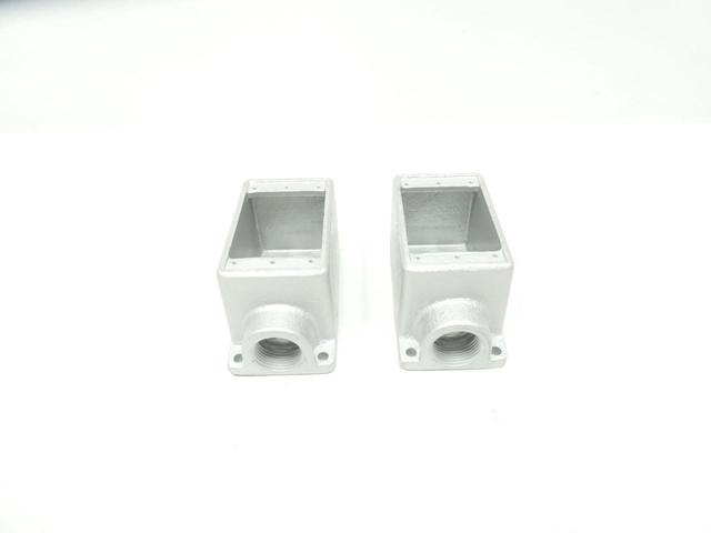 SET OF 2 THOMAS & BETTS FD3-TB 1IN CAST DEVICE BOX