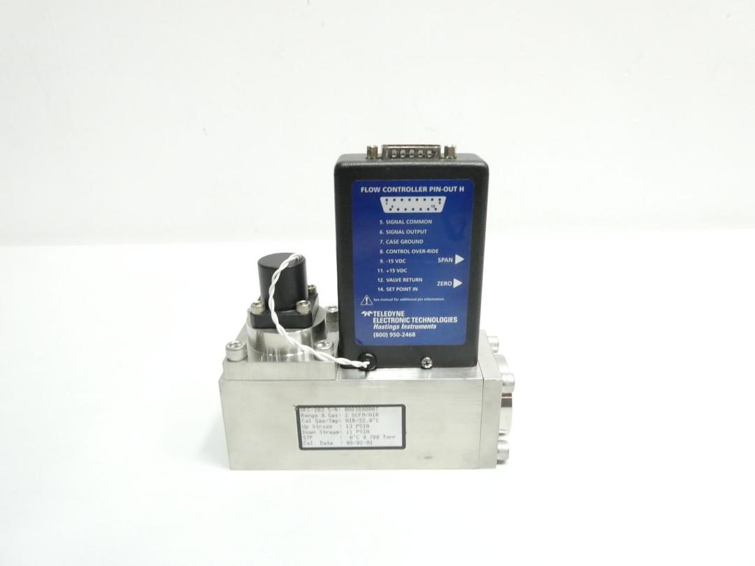 TELEDYNE HFC-203 MASS FLOW CONTROLLER 1/2IN NPT 2CFM 500PSI