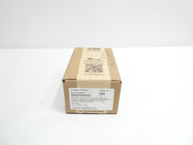 VERSA VSG-4422-316-ME-PC-U-A120 SOLENOID VALVE 120V-AC