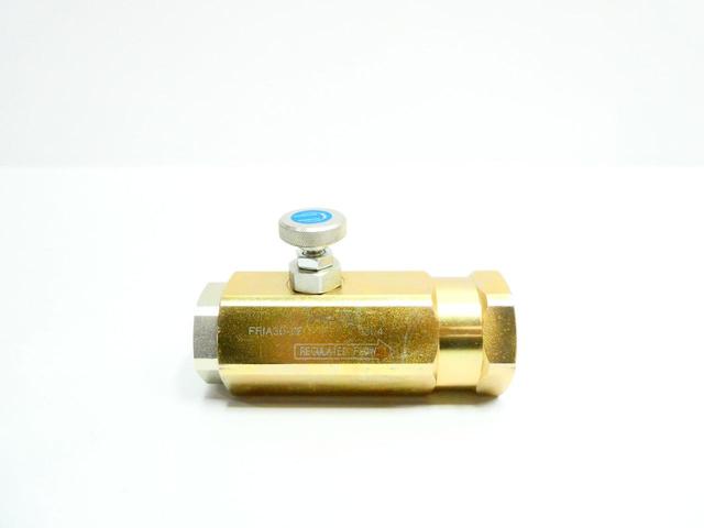 SNAP-TITE FRIA30-6P HYDRAULIC FLOW CONTROL VALVE 30GPM 5000PSI 3/4IN NPT