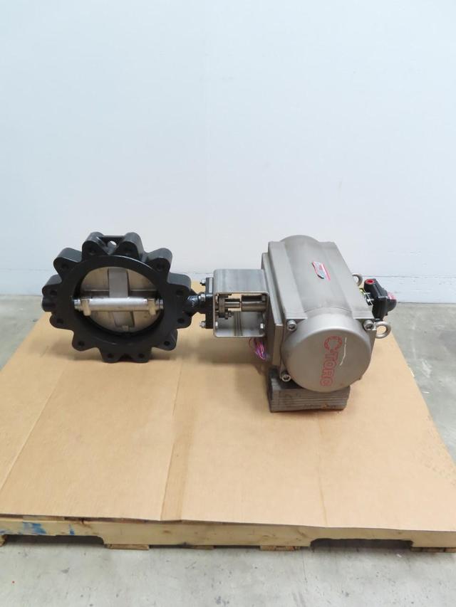 EBRO HP-114 TORC CT-2000-ENP CT-200-PC STEEL BUTTERFLY CONTROL VALVE 10IN 150