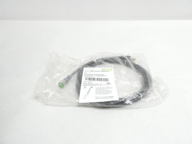 MURR ELEKTRONIK 7000-40041-6350250 M12 MALE FEMALE 0° CABLE 2-1/2M 125V-AC/DC