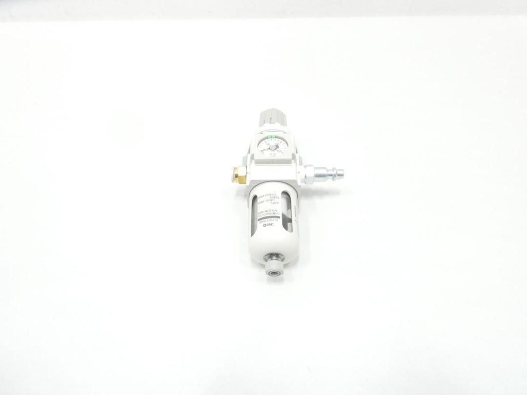SMC AW20-N02BE-CRZ-B PNEUMATIC REGULATOR 150PSI 7-125PSI