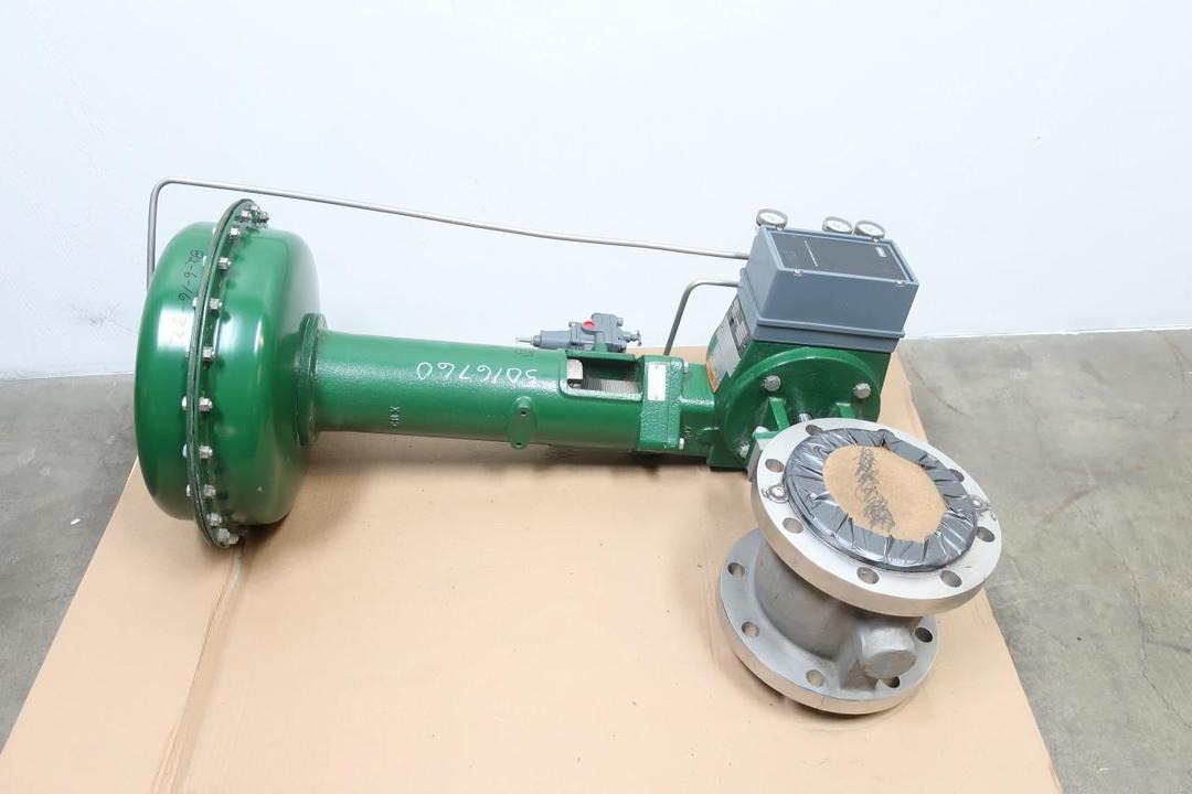 FISHER V150 SER B VEE-BALL 1052 SIZE 60 3610J STAINLESS CONTROL VALVE 6IN 150