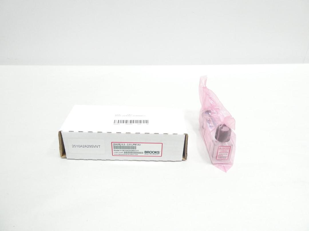 BROOKS INSTRUMENT 2510A2A29SVVT VARIABLE AREA FLOW METER 0.2-2.5LPM