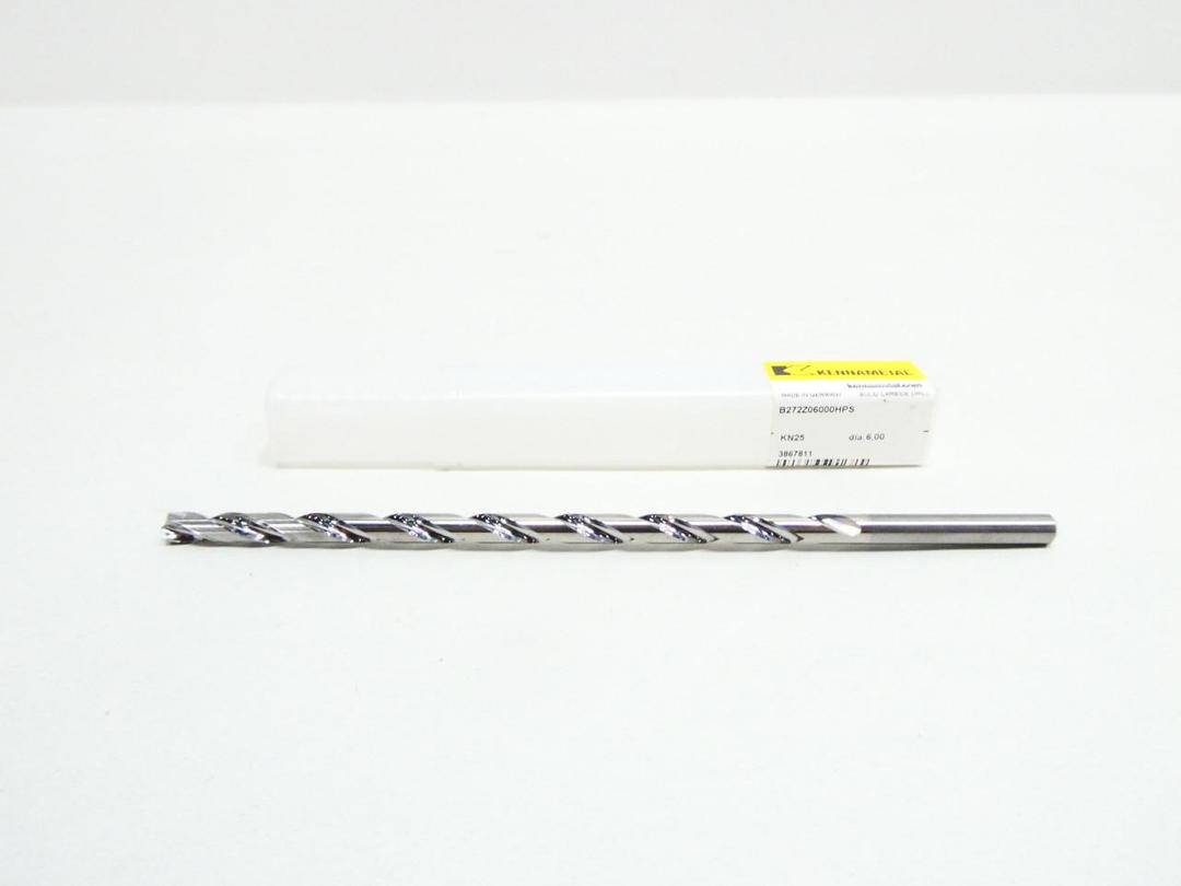 KENNAMETAL B272Z06000HPS SC CARBIDE DRILL BIT 6MM