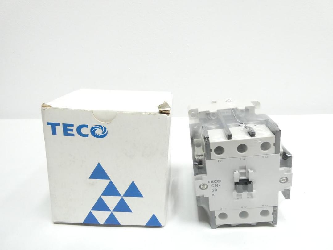 TECO CN-50 R SIZE 2 AC CONTACTOR 120V-AC 72A AMP 40HP