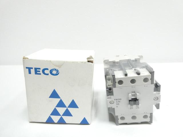 TECO CN-50 R SIZE 2 AC CONTACTOR 120V-AC 72A AMP 40HP