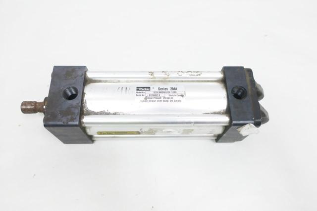 PARKER 02.50 BB2MAU13A 5.000 DOUBLE ACTING PNEUMATIC CYLINDER 2.5IN 5IN 250PSI