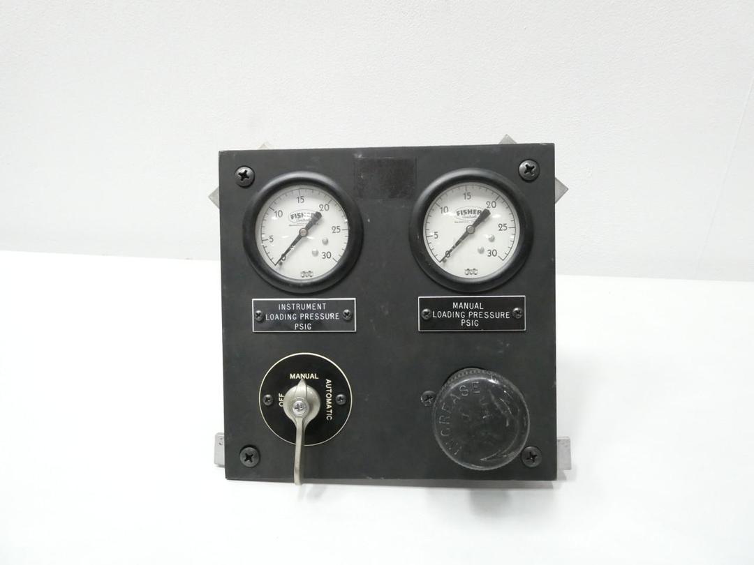 FISHER 670GV PANEL MOUNTED LOADING REGULATOR ASSEMBLY 0-30PSI