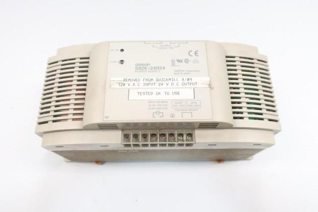 OMRON S82K-24024 POWER SUPPLY 200-230V-AC 10A AMP 24V-DC