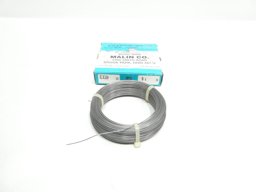 MALIN 14 MUSIC WIRE 1LB 0.033IN