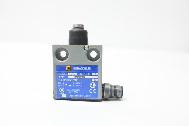 SQUARE D 9007 MS10S000685 LIMIT SWITCH 125/250V-AC