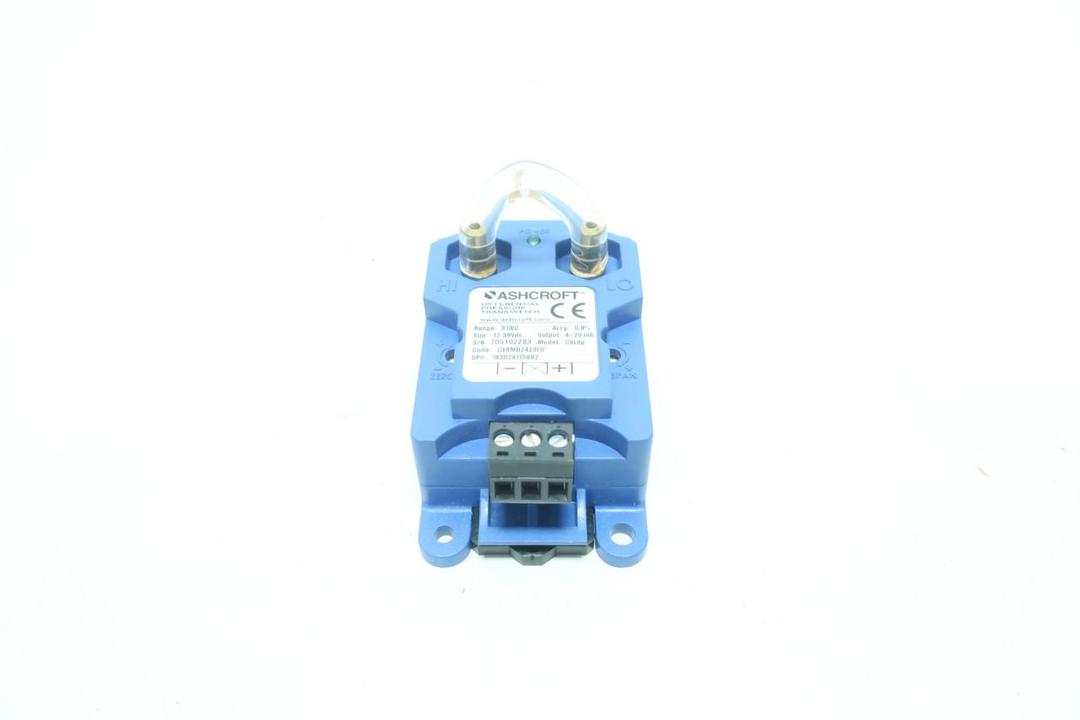 ASHCROFT CX8MB2423IW 3IN-H2O 12-36V-DC DIFFERENTIAL PRESSURE TRANSMITTER