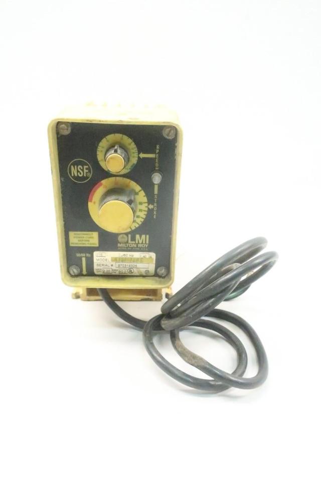 LMI MILTON ROY A161-168S METERING PUMP 2GPH 50PSI 115V-AC