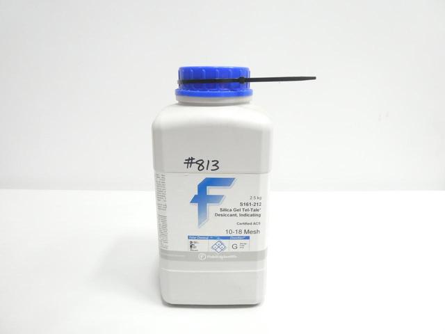 FISHER SCIENTIFIC S161-212 INDICATING DESICCANT TEL-TALE SILICA GEL 2.5KG