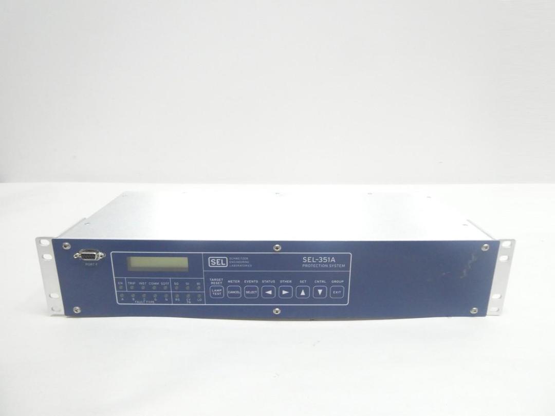 SEL SEL-351A 0351A0H0X3B54X1 DISTRIBUTION PROTECTION SYSTEM 48/125V-DC 120V-AC