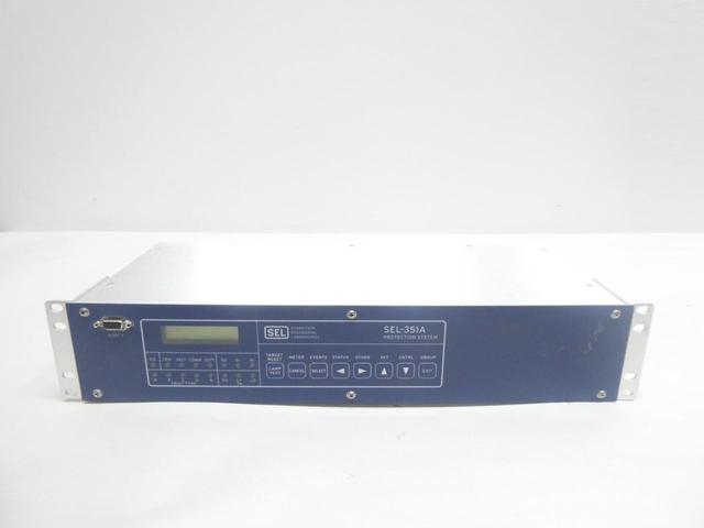 SEL SEL-351A 0351A0H0X3B54X1 DISTRIBUTION PROTECTION SYSTEM 48/125V-DC 120V-AC