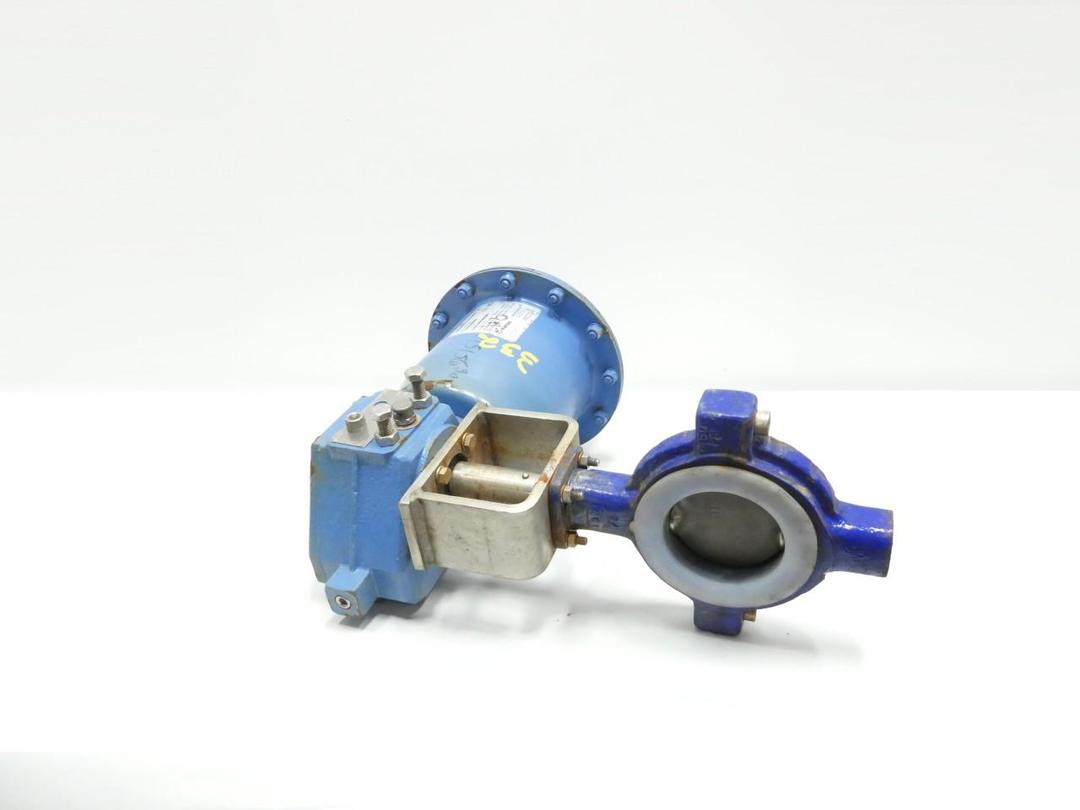 AMRI KSB IW-37TF/S9 AMRESIST QUADRA-POWR X QPX3C/MC IRON BUTTERFLY VALVE 4IN 150