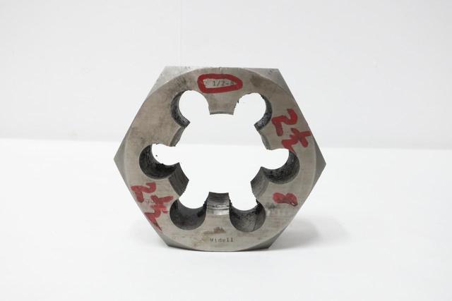 WIDELL 70453 2 1/2-8 HEX DIE 2-1/2IN
