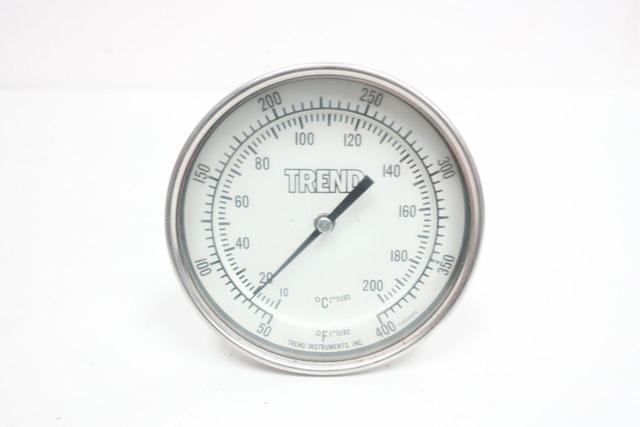 TREND 50 BIMETAL THERMOMETER 5IN 9IN 50-400F/10-200C 1/2IN NPT