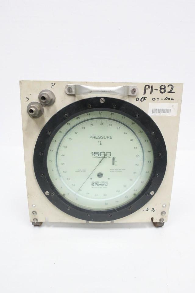 PENNWALT 62A-4A-0010 HIGH PRECISION DIFFERENTIAL PRESSURE GAUGE 8-1/2IN 0-10PSI